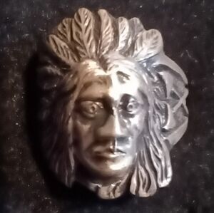 Vintage Native American Chief Ring